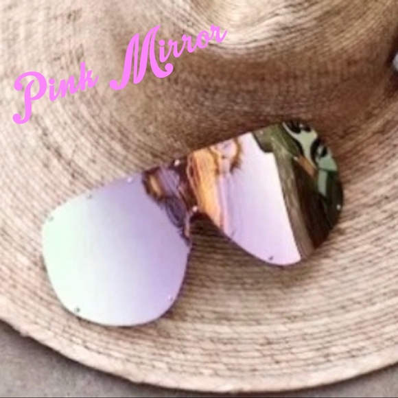 🥂PINK MIRROR ✨SHIELD OVERSIZED MASK SUNNIES XL - Picture 2 of 6
